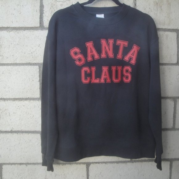 ZARA Youth Santa Claus Graphic Black Top 13/14 or XS-Small NEW with Tags - Picture 4 of 6